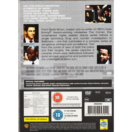 The Wire The Complete First Season DVD
