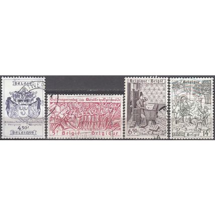 Belgique 1977 Michel 1908 - 1911 O Cote (2008) 1.55 € Série historique