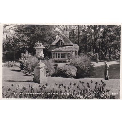 A906 BLAISE CASTLE ESTATE - THE DAIRY AND GARDEN . CIVIL DEFENCE SLOGAN