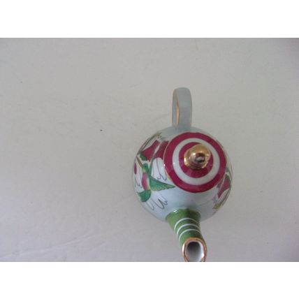 My Treasure Collectible Teapot Hand Painted Porcelain Miniature Hummingbird