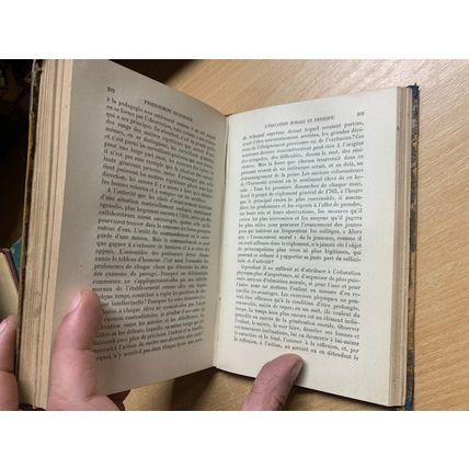 RARE* 1887 "EDUCATION ET INSTRUCTION" GREARD FRENCH ANTIQUE BOOK (P4)