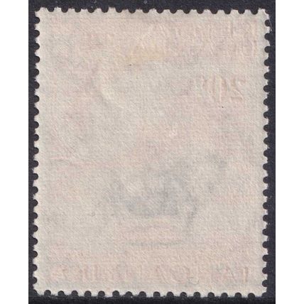 Kenya Uganda Tanganyika QEII 1954-59 20c Black Orange Lion SG170 Mint MLH