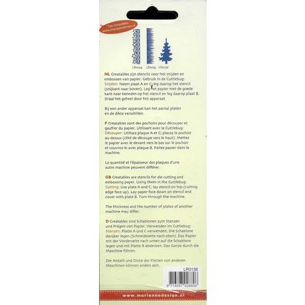 Marianne. Tree Die. Die Cutting Cardmaking Scrapbooking Crafts