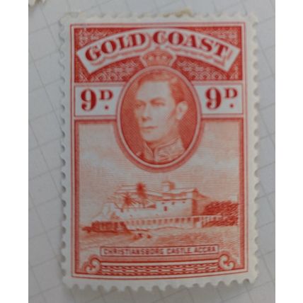 Gold Coast Postage Stamp, 1938, 9d, Mint Hinged