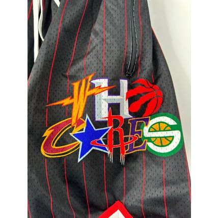 Whocaressupply Co. Chicago Bulls Pinstripe Shorts Trillest Sz XL | Elastic Waist