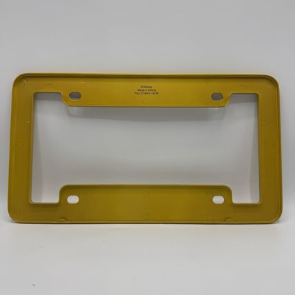 Disneyland Resort “Where Magic Lives” Gold Metal License Plate Frame Cover