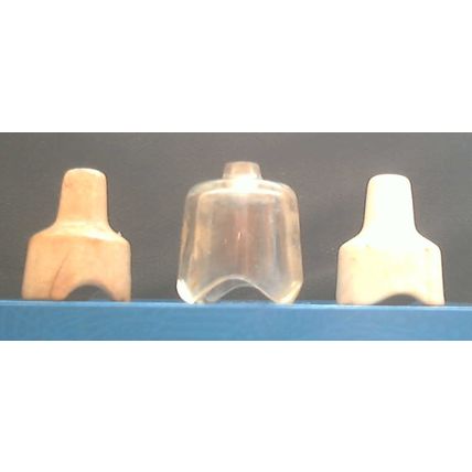 Two Ceramic plus One Oven Proof Glass Pie Funnels