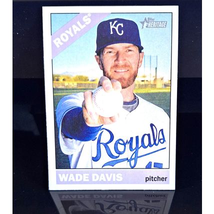 WADE DAVIS 2015 TOPPS HERITAGE BASEBALL CARD #97
