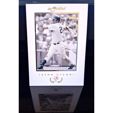 JASON GIAMBI 2004 FLEER INSCRIBED BASEBALL CARD #48