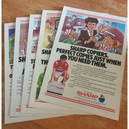 X 5 Manchester United Vintage Football Programmes. No's 27/29/30/14/26