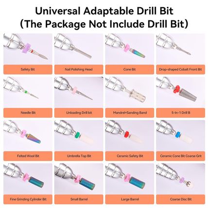 Makartt Nail Drill Handpiece for Up200 Machine:Professional Electric File Remove