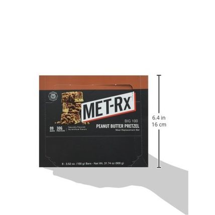 Met-Rx Big 100 Colossal Protein Bars, Great as Healthy Meal Replacement, Snack,