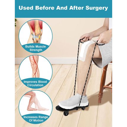 Knee Glide for Knee Replacement Recovery Aids Kit Knee Therapy Exercise Strength