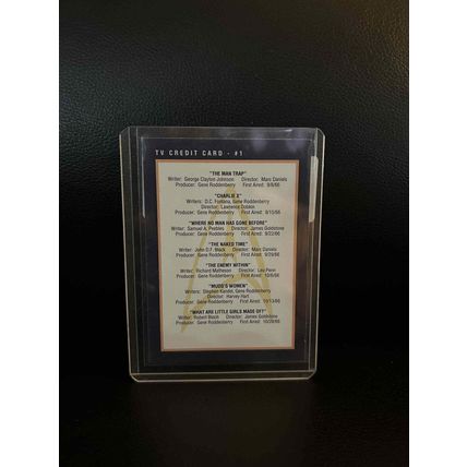 TV Credit Card #1 - #279 Original Series 25th Anniversary Series II Star Trek Tr