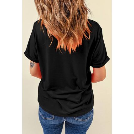 Black Love is Love Rainbow Heart Graphic Crewneck Tee