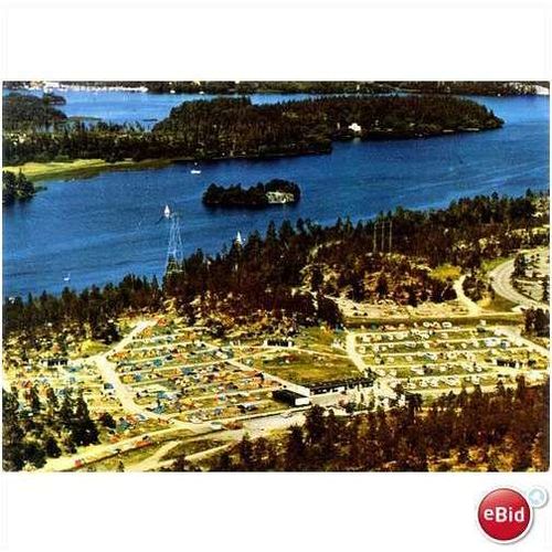 1971 Aerial View of Satra Camping, Stockholm, Sweden