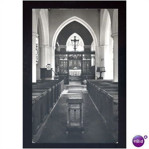 CAMBRIDGE St Botolph's Church Postcard (Interior)
