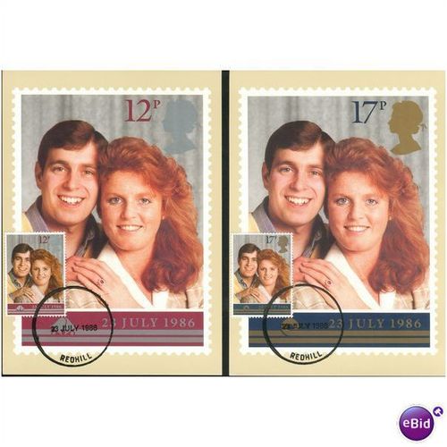 GB PHQ + FDI 1986 - Royal Wedding, Andrew & Sarah 2