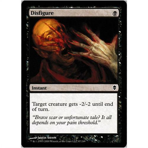 Magic the Gathering - Zendikar - #87/249 - Disfigure