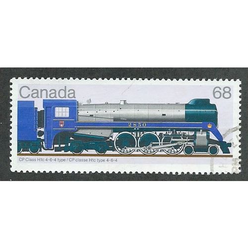 CAN 1986 68c 'RAILWAY LOCOMOTIVES-CP CLASS (4TH SERIES)' FINE USED (EBID41-534)