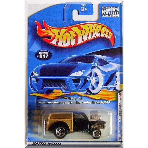 Hot Wheels - Morris Wagon: 2001 First Editions #35/36 - Collector #047 *Black*