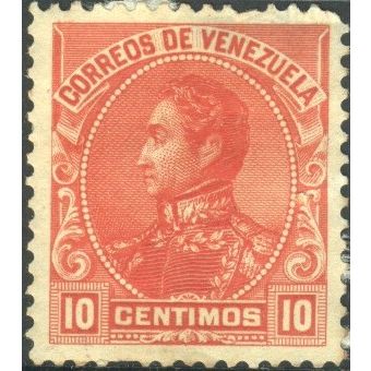 Venezuela 1899 - SG180 - 10c cinnabar - Bolivar - MH