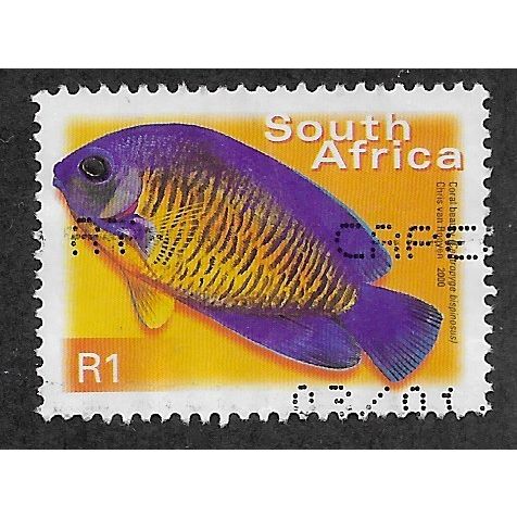 ZAF 2000 R1 'FISH - CORAL BEAUTY (2000) FINE USED (EBID 52-008a)