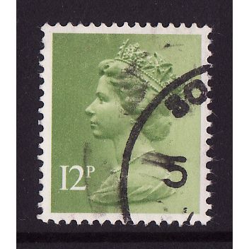 X943 - 12p yellowish green, Used Stamp, #3