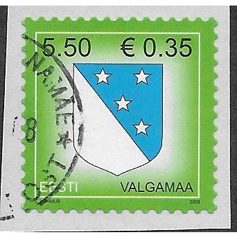 EST 2008 5.50K 'ARMS - VALGAMAA' FINE USED (EBID63-627)