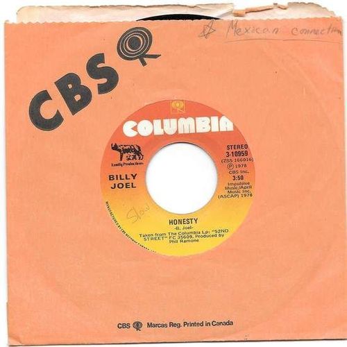 Billy Joel - Columbia, Family Productions -3-10959 - 7¨pouces 45 tours