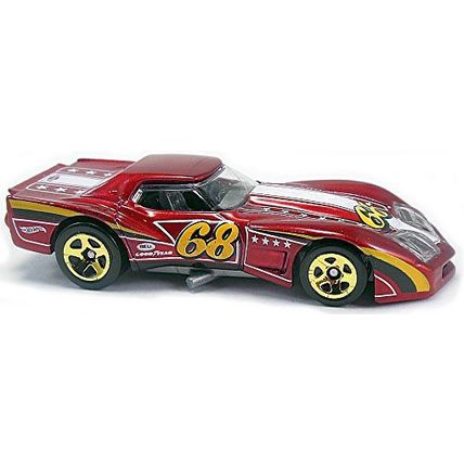 Hot Wheels - '76 Greenwood Corvette: '16 HW Mild To Wild #8/10 - #63/250 *Red*