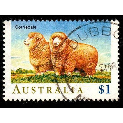 Australia 1989 Sheep $1.00 Used Stamp Corriedale