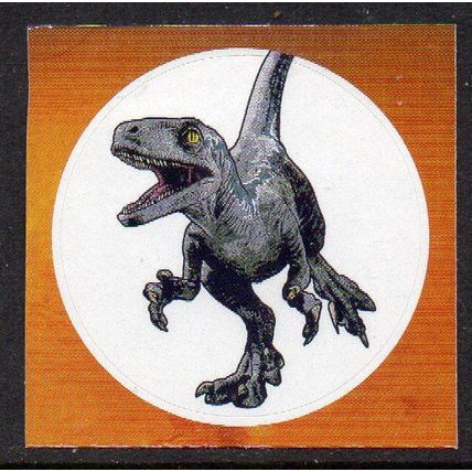 JURASSIC WORLD, DOMINION, SELF-ADHESIVE STICKER. 9