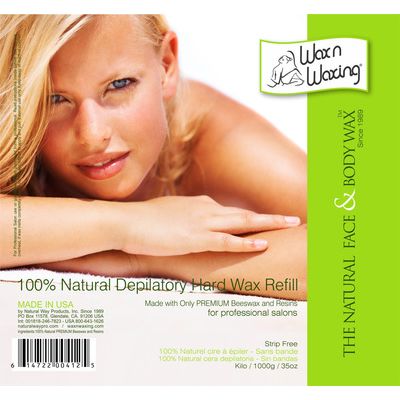Wax n Waxing Depilatory Hard Wax - Refill [ 35oz ]