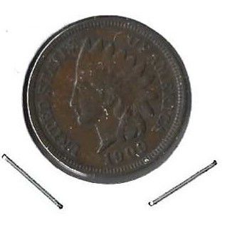 1909 US Indian head cent XF Better Date!
