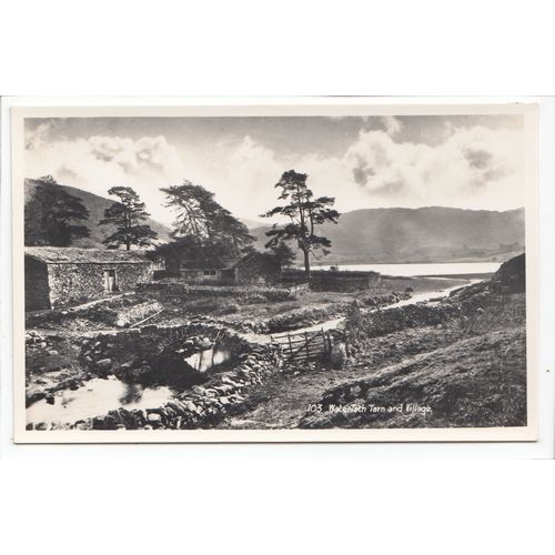 Watendlath Tarn and Village Cumbria RP Postcard 103