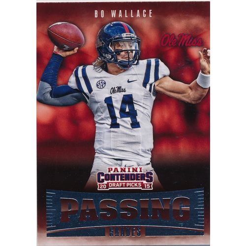 2015 Panini Contenders Draft Picks Passing Grades 8 Bo Wallace Ole Miss Rebels
