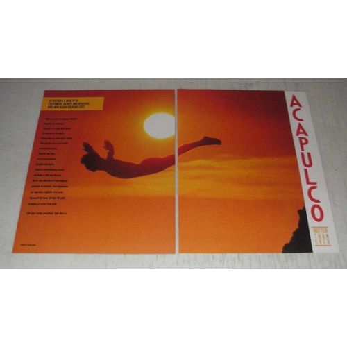 1989 Acapulco Mexico Tourism Ad - To discover a wealth of excitement, beauty