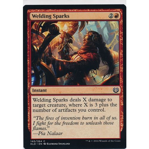 Magic the Gathering MTG Kaladesh 140/264 Welding Sparks