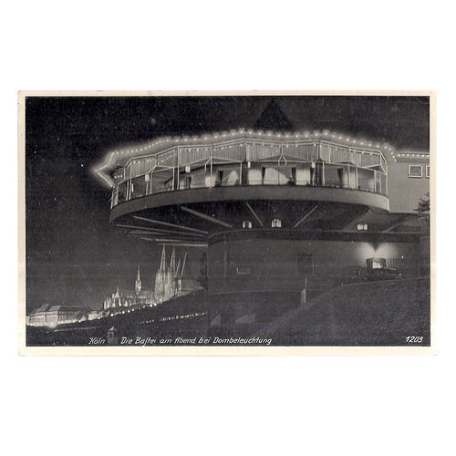KOLN, COLOGNE, GERMANY unused vintage postcard 1938