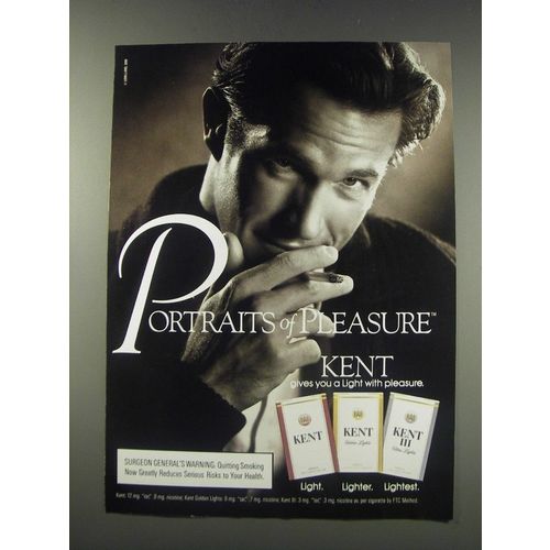 1991 Kent Cigarettes Ad - Portraits