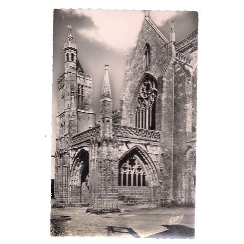 CATHEDRAL, DOL-de-BRETAGNE, Brittany, France.. unused vintage postcard =