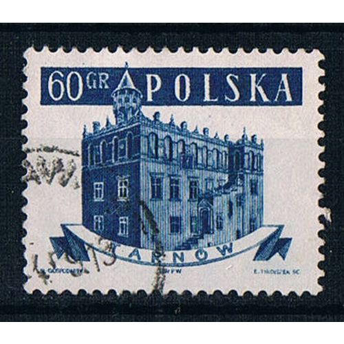 Poland 1958 SG1048 po6 Polish Town Halls 60g Used Stamp