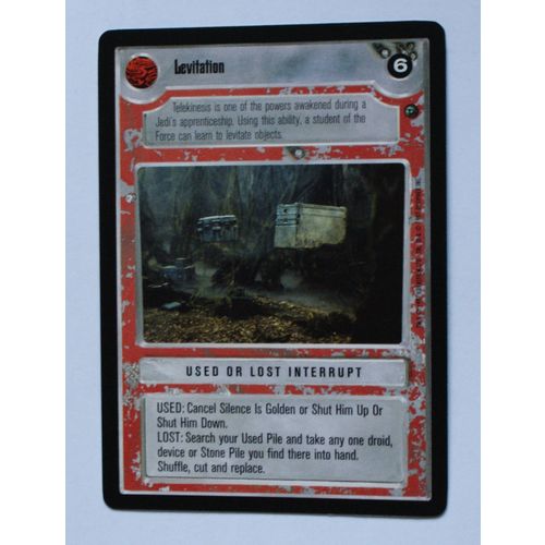 Star Wars CCG: Dagobah Limited # Levitation (A) 1997 light decipher