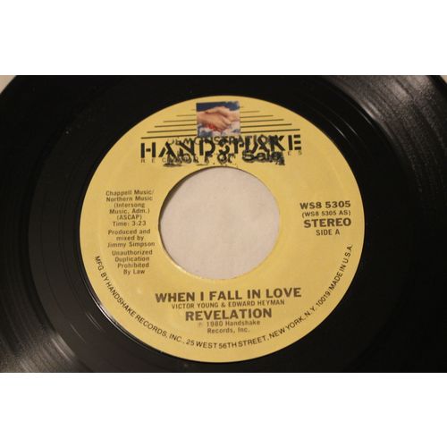 Revelation Stamp Promo 45-WHEN I FALL IN LOVE/FEEL IT STEREO