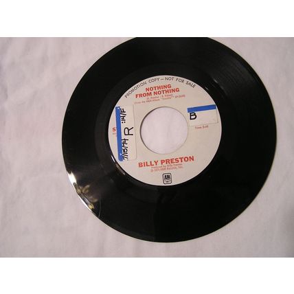 Billy Preston Promo 45-NOTHING FROM NOTHING STEREO/MONO