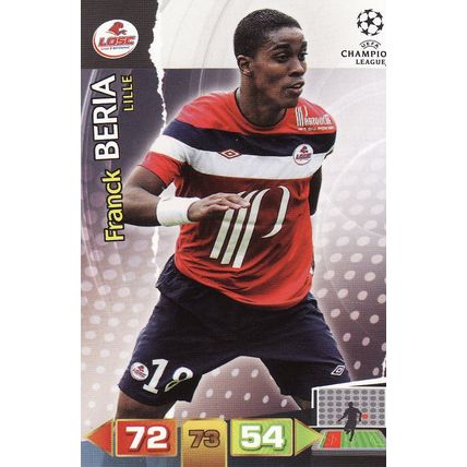 Adrenalyn XL Champions League 2011/2012 Franck Beria Lille