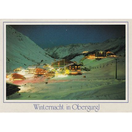 Austria Postal History Obergurgl 1988 Slogan