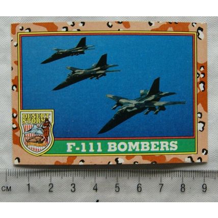 1991 Topps Desert Storm No. 36 F-111 Bombers