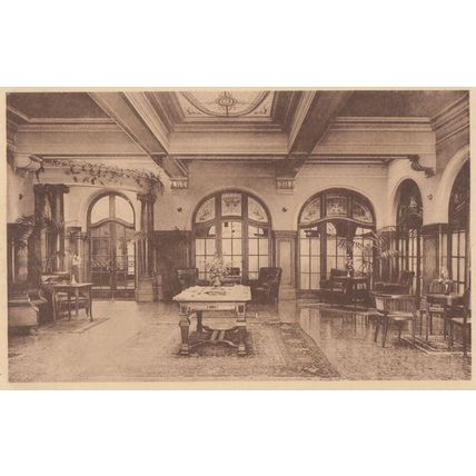 Hotel D'Harscamp Jardin d'Hiver Belgium Antique Postcard